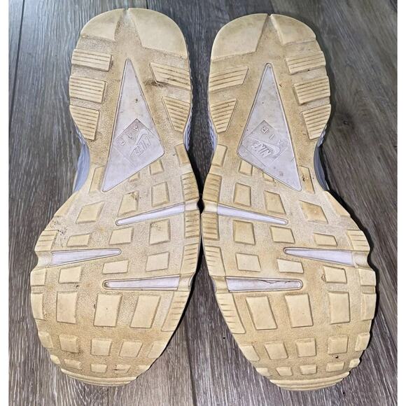 Nike Air Huarache Triple White 318429-111 Men’s US Size 8 Sneaker Shoes - Picture 10 of 10